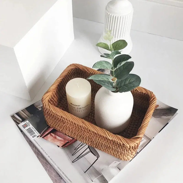 Korbflechterei Badezimmerkorb Rattan Deko