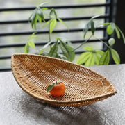 Ovaler Rattan-Korb - Rattan Deko