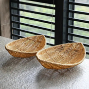 Ovaler Rattan-Korb - Rattan Deko