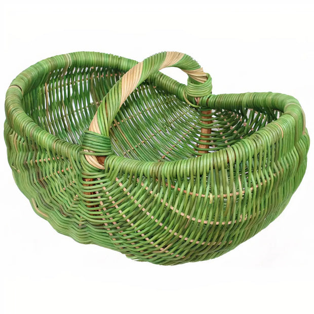 Grüner Rattan-Korb - Rattan Deko
