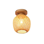 Kleiner Deckenleuchte Rattan Rattan Deko