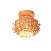 Rattan-Deckenleuchte Küche Rattan Deko