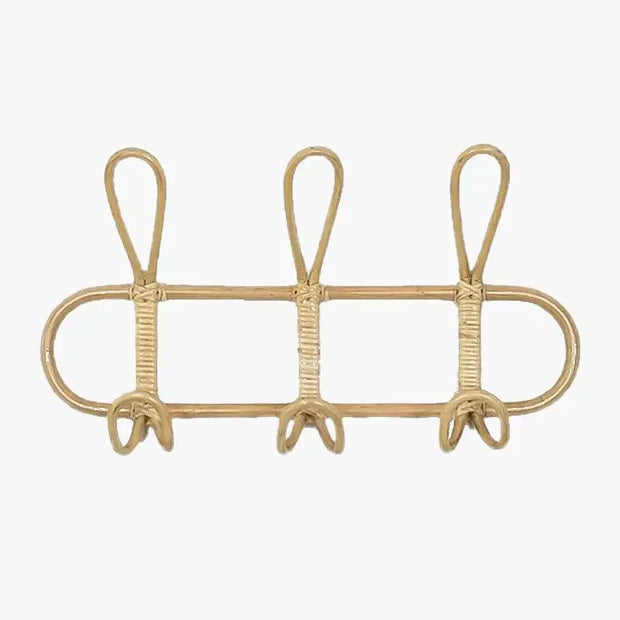Rattan-Wandgarderobe | AURORE - Rattan Deko