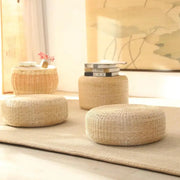 Rattan-Pouf Rattan Deko