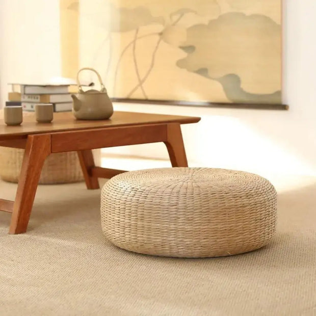 Rattan-Pouf Rattan Deko