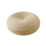 Runder Rattan-Pouf Rattan Deko