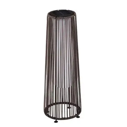 Brauner Rattan Stehlampe für gemütliche Beleuchtung Rattan Deko
