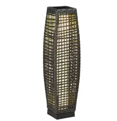 Rattan Stehlampe für den Garten Rattan Deko