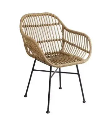 Gemütlicher Rattansessel für stilvolle Wohnräume - Rattan Deko