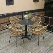 Gemütlicher Rattansessel für stilvolle Wohnräume - Rattan Deko