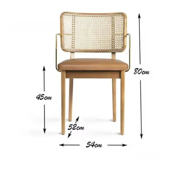 Rattansessel für Esszimmer im modernen Design - Rattan Deko