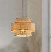 Elegante Rattan-Hängeleuchte Rattan Deko