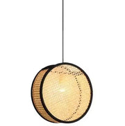 Moderne Rattan- und Bambus-Hängeleuchte Rattan Deko