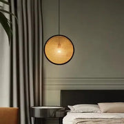 Moderne Rattan- und Bambus-Hängeleuchte Rattan Deko