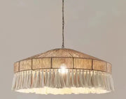 Rattan-Hängelampe in Glockenform - Rattan Deko