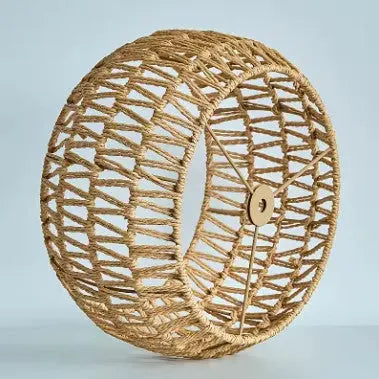 Rustikale Pendelleuchte aus Rattanseil - Rattan Deko