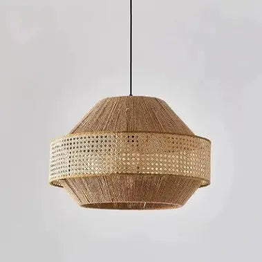 Japanisches Design Rattan Pendelleuchte Rattan Deko