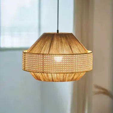 Japanisches Design Rattan Pendelleuchte Rattan Deko