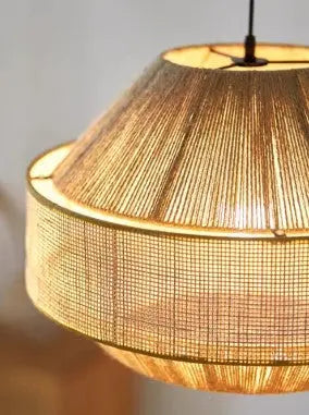 Japanisches Design Rattan Pendelleuchte Rattan Deko