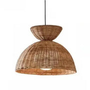 Originale Rattan-Hängeleuchte - Rattan Deko