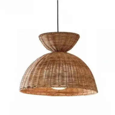 Originale Rattan-Hängeleuchte - Rattan Deko