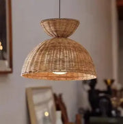 Originale Rattan-Hängeleuchte - Rattan Deko