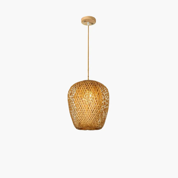 Geflochtene Bambus-Hängeleuchte | ZEPHYRA - Rattan Deko