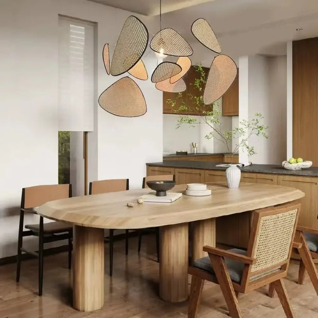 Cannage-Pendelleuchte aus Rattan | SCREEN - Rattan Deko
