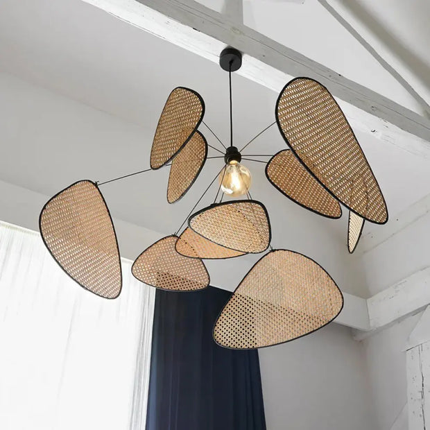 Cannage-Pendelleuchte aus Rattan | SCREEN - Rattan Deko