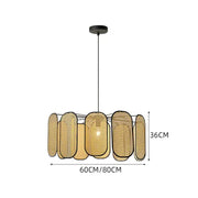 Geflecht Hängeleuchte Esszimmer | GEMÜTLICHE ATMOSPHÄRE - Rattan Deko