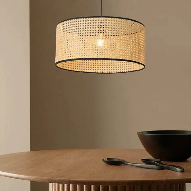 Vintage Rattan Hängeleuchte | HARMONIE - Rattan Deko