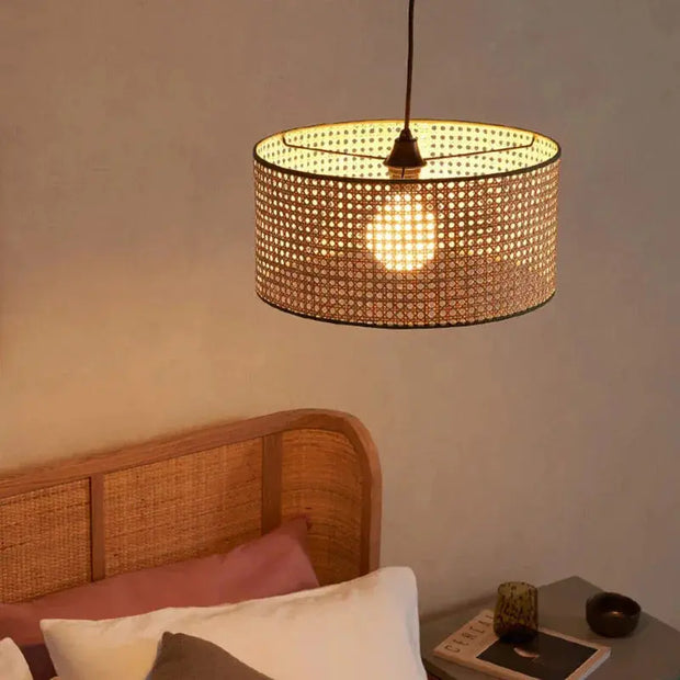 Vintage Rattan Hängeleuchte | HARMONIE - Rattan Deko