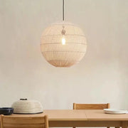 Rattan-Hängeleuchte Kugel Rattan Deko