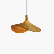 Rattanhängelampe Hut | CHAPEAU D'OR - Rattan Deko