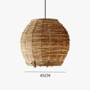 Japandi Rattan Hängelampe | ZÉNITH - Rattan Deko