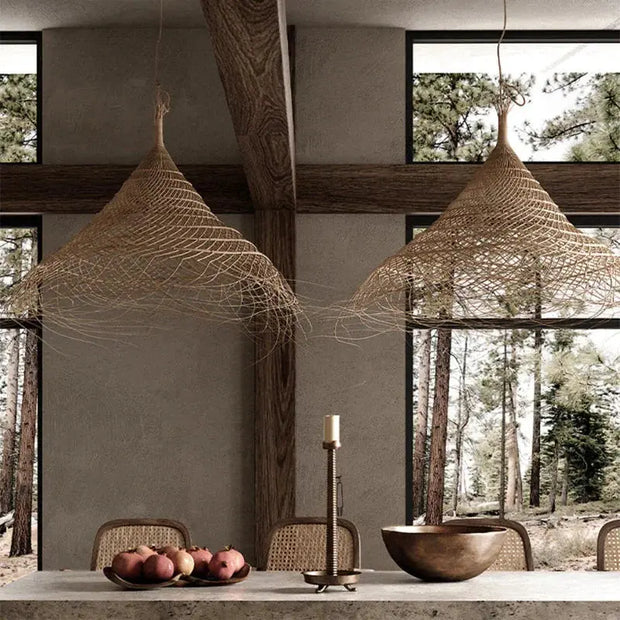 Marokkanische Rattan-Hängeleuchte | SAHARA - Rattan Deko