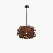 Originale Rattan Hängeleuchte Rattan Deko