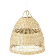 Böhmische Weiden-Pendelleuchte Rattan Deko