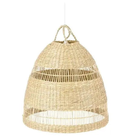 Böhmische Weiden-Pendelleuchte Rattan Deko