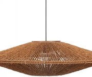 UFO-Stil Rattanhängeleuchte Rattan Deko