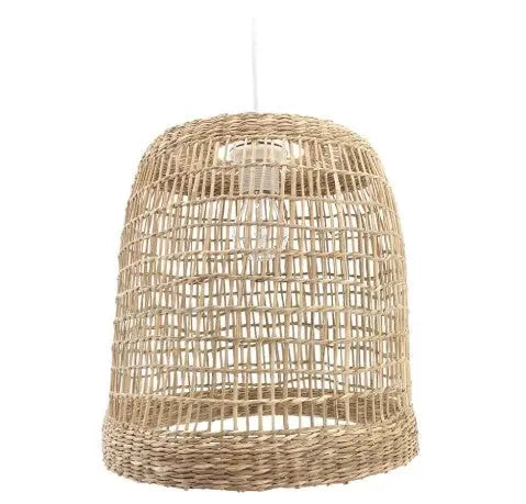 Natürliche geflochtene Rattan-Hängeleuchte - Rattan Deko