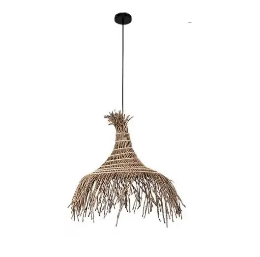 Savannen-Rattanhängelampe - Rattan Deko