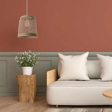 Natürliche geflochtene Rattan-Hängeleuchte - Rattan Deko