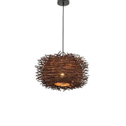 Originale Rattan Hängeleuchte Rattan Deko
