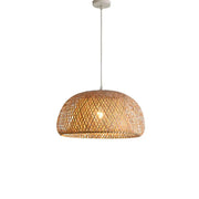 Bambus-Hängeleuchte Wohnzimmer Rattan Deko