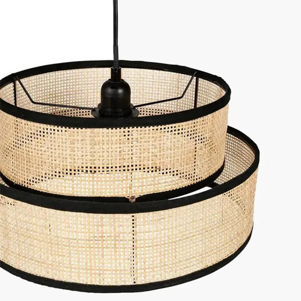Rattanhängeleuchte Ø 35cm | YUCA - Rattan Deko