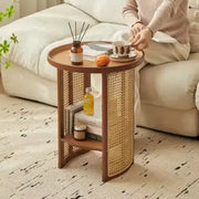 Teetisch Rattan Deko