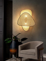 Moderne Rattan Wandlampe für stilvolle Beleuchtung Rattan Deko