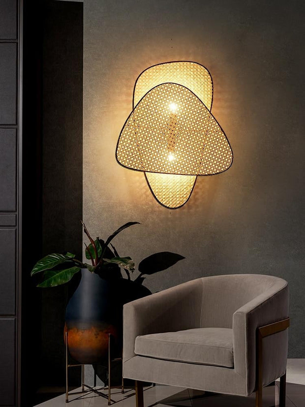 Moderne Rattan Wandlampe für stilvolle Beleuchtung Rattan Deko